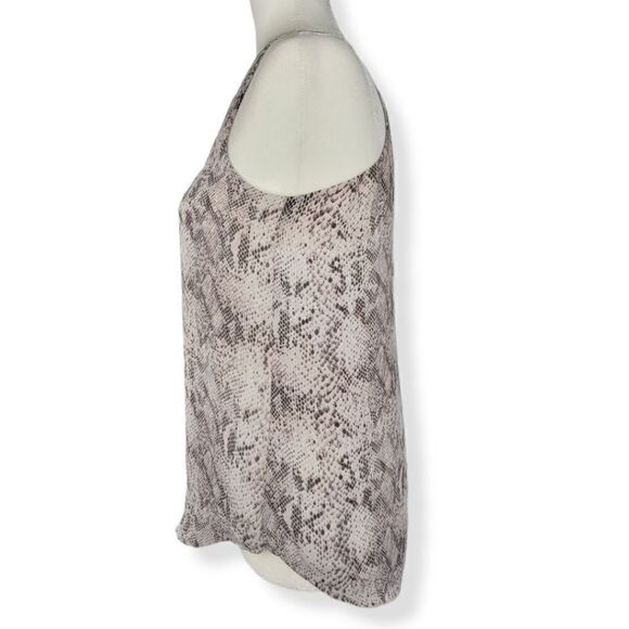 Loft Snake Print V Neckline Top XS - Picture 2 of 3